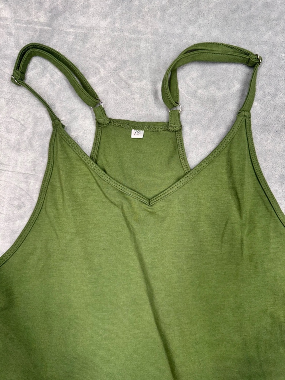 Amazon Green Sleeveless Romper - Picture 2 of 5